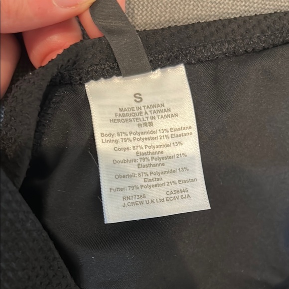 J. Crew Halter Peplum Tankini Top - Picture 5 of 6